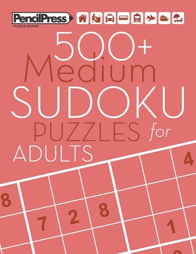 500+ Medium Sudoku Puzzles for Adults Sudoku Puzzle Books Medium (with Answers)