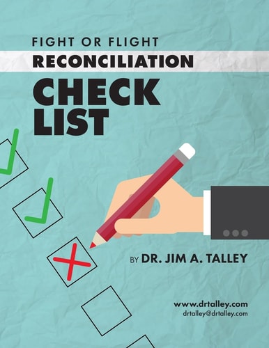 Fight Or Flight Reconciliation Check List