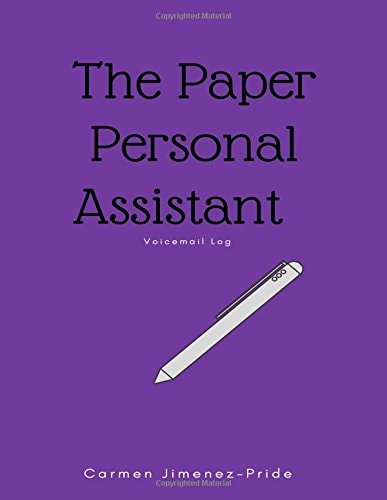 Paper Personal Assistant Message Log for Busy Professionals