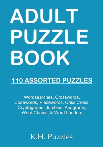 Adult Puzzle Book 110 Assorted Puzzles