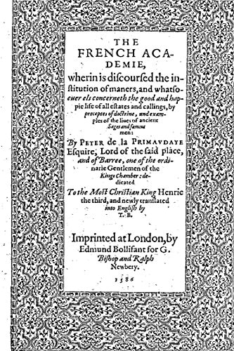 The French Academy - Book I