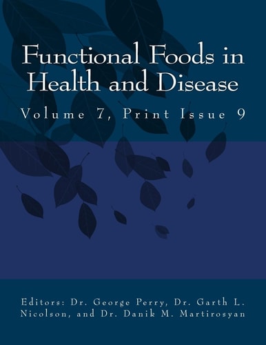 Ffhd Functional Foods in Health and Disease, Volume 7, Print Issue 9