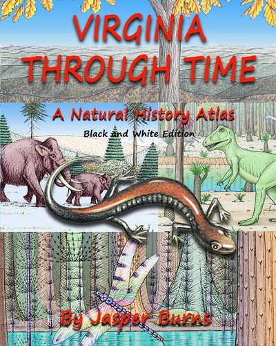 Virginia Through Time A Natural History Atlas (Black and White Edition)