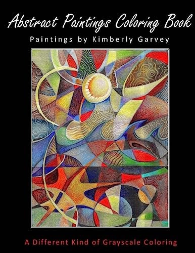 Abstract Paintings Coloring Book A Different Kind of Grayscale Coloring