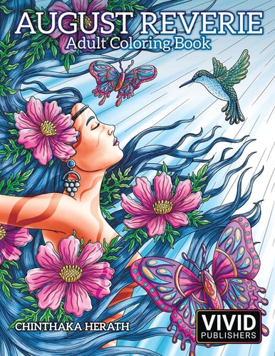 August Reverie Adult Coloring Book