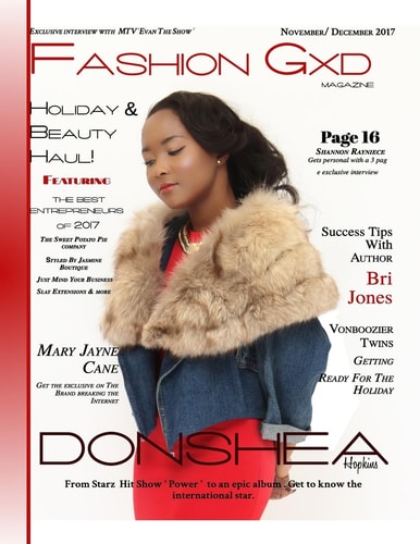 Fashion Gxd Magazine Donshea Hopkins of Starz Power Get To Know The International Star