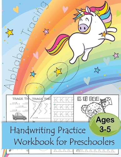 Alphabet Tracing Handwriting Practice Workbook for Preschoolers Ages 3-5 Kid's Educational Activity Books Back to School: Animal Coloring and Alphabet Tracing Paper and Track These Line
