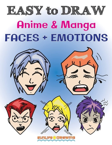 EASY to DRAW Anime and Manga FACES + EMOTIONS Step by Step Guide How to Draw 28 Emotions on Different Faces