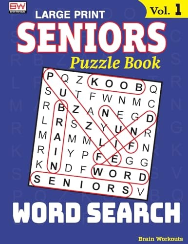SENIORS Puzzle Book WORD SEARCH, Specially Designed for Adults