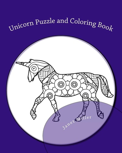Unicorn Puzzle and Coloring Book Fun with Unicorns