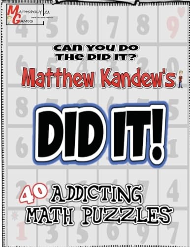 Matthew Kandew's Didit! Math Puzzles By Mathopoly Games
