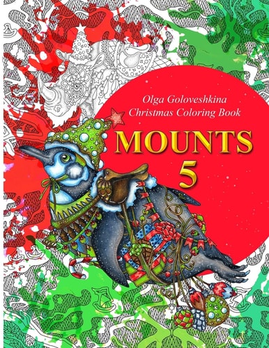 Mounts 5 Christmas Coloring Book