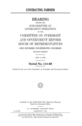 Contracting Fairness