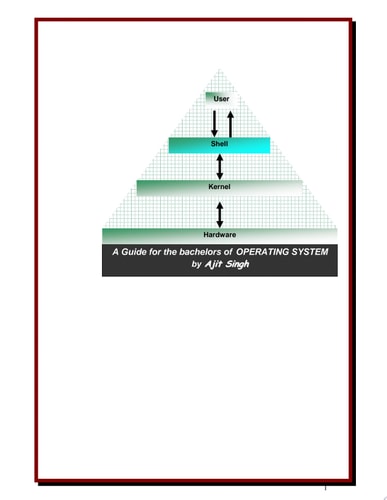 A Guide for the Bachelors of Operating System