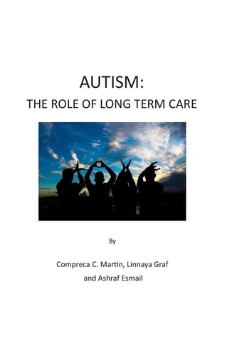 Autism The Role of Long Term Care