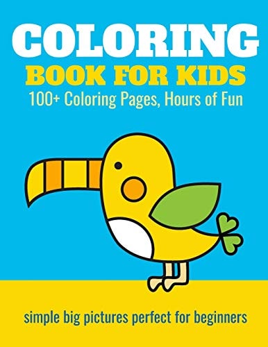Coloring Book for Kids: 100+ Coloring Pages, Hours of Fun Animals, Planes, Trains, Castles - Coloring Book for Kids