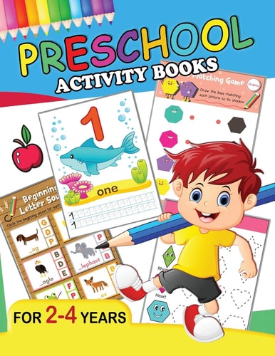 Preschool Activity Books Fun Big Workbook for Toddler Age 2-4