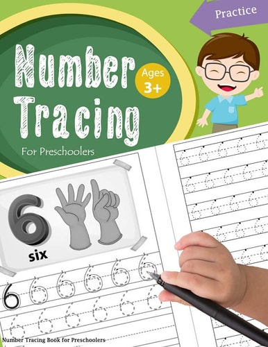 Number Tracing Book for Preschoolers Number Tracing Books for Kids Ages 3-5, Number Tracing Workbook, Number Writing Practice Book, Number Tracing Book. Learning the Easy Maths for Kids