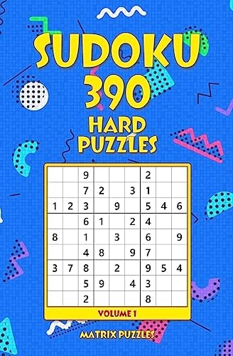 Sudoku 390 Hard Puzzles