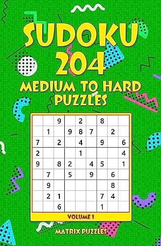 Sudoku 204 Medium to Hard Puzzles