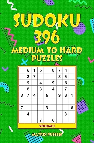 Sudoku 396 Medium to Hard Puzzles