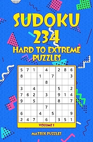 Sudoku 234 Hard to Extreme Puzzles