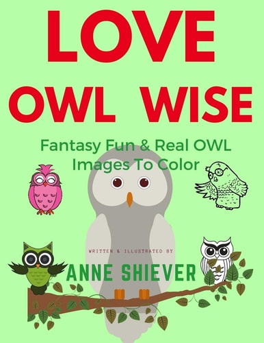Love Owl Wise Coloring Book