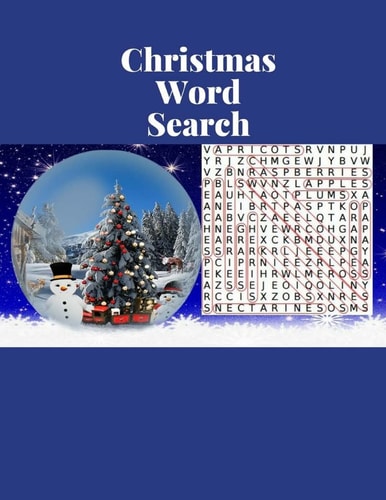 Christmas Word Search Books Puzzles and Solutions For Adults And Kids