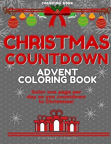 Christmas Countdown Advent Coloring Book
