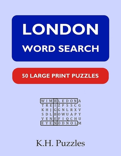 London Word Search 50 Large Print Puzzles