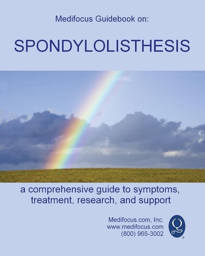 Medifocus Guidebook on Spondylolisthesis