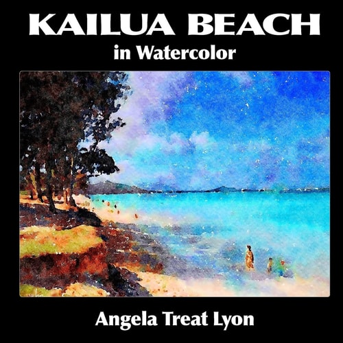Kailua Beach in Watercolor