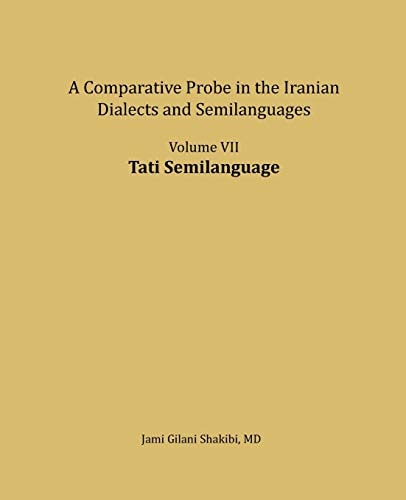 Tati Semilanguage A Comparative Probe in The Iranian Dialects and Semi-languages