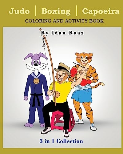 Judo, Boxing, Capoeira Coloring & Activity Book