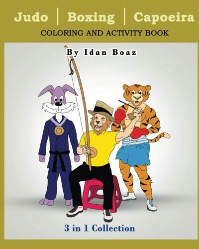 Judo, Boxing, Capoeira Coloring & Activity Book (Extended)