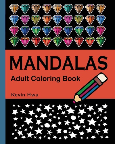 MANDALA Adult Coloring Book Coloring Book For Stress Relief