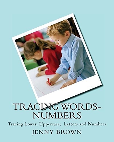 Tracing Words-Numbers Tracing Lower, Uppercase, Letters and Numbers