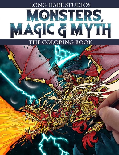 Monsters, Magic and Myth - the Coloring Book