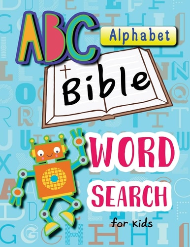 ABC Alphabet Bible Word Search for Kids Word Search for Bible Study for Kids Ages 6-8