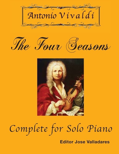 Antonio Vivaldi - The Four Seasons, Complete For Solo Piano