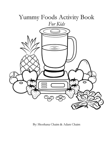Yummy Foods Activity Book For Kids