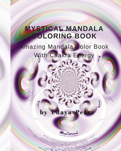 Mystical Mandala Coloring Book With Chakra Energy Root Charka Amazing Mandala Color Book With Chakra Energy