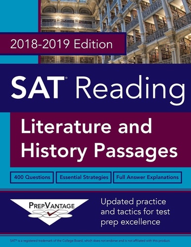 SAT Reading Literature and History, 2018-2019 Edition
