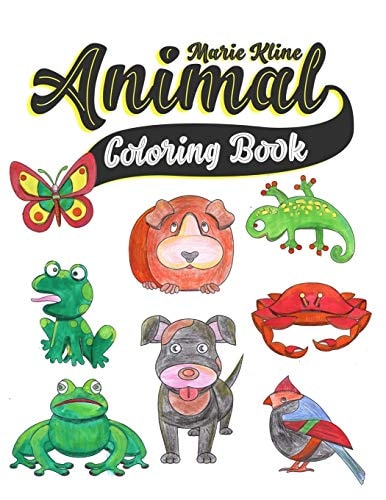 Animal Coloring Book Toddler Coloring Book - for Toddlers, Preschoolers, Ages 2-4, 4-8