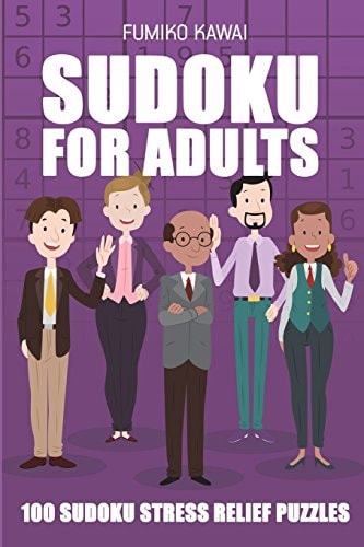 Sudoku For Adults 100 Sudoku Stress Relief Puzzles