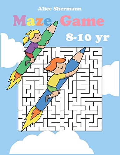 Maze Game Intermediate Maze Puzzle for Kids Age 8-10 Yrs
