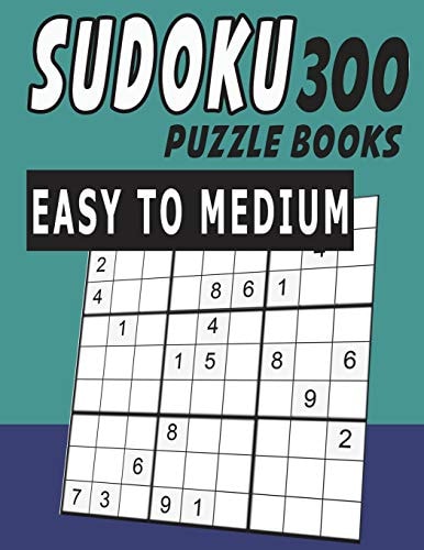 Sudoku Puzzle Books Easy To Medium 300