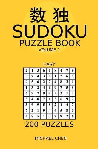 Sudoku Puzzle Book 200 Easy Puzzles