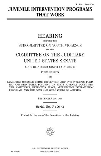 Juvenile Intervention Programs That Work