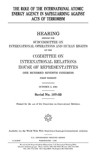 The Role of the International Atomic Energy Agency in Safeguarding Against Acts of Terrorism
